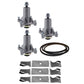 Deck Blade Spindle Belt Kit Combo Fits Husqvarna RZ5424 RZ5426 RZ5422 RZ54i Z254