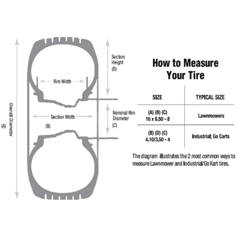 560434 25 x 11 x 12 ATV/UTV Tire w/AT489 Tread Compatible w/Carlisle 560434