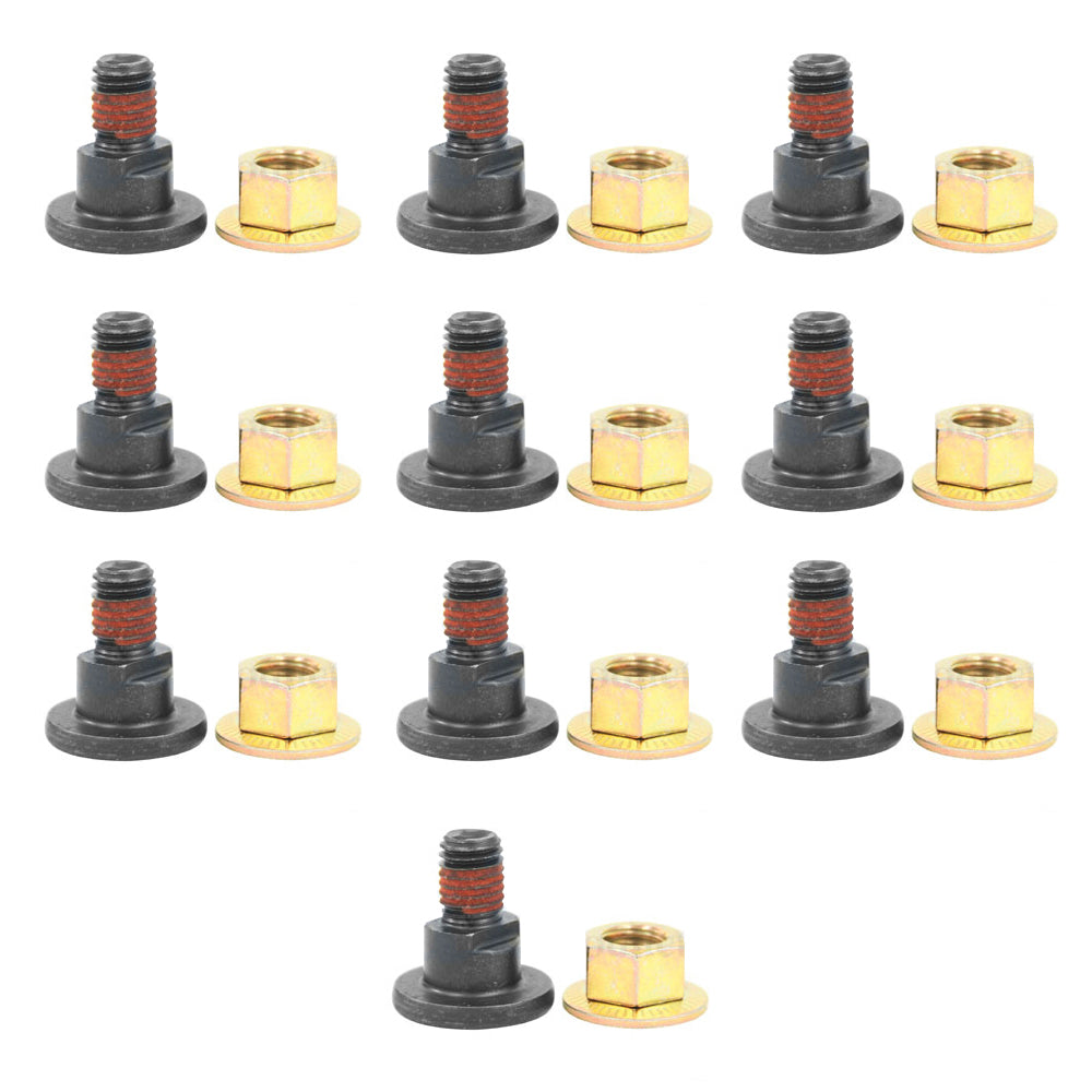 Qty 10: Disc Mower Blade Bolt & Nut
 Fits Kuhn Replaces 56115800