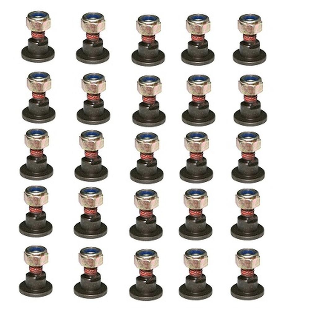 Qty 25: Disc Mower Blade Bolt & Nut Fits Ford/New Holland Replaces 697552