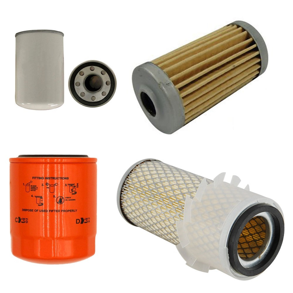 4pc Filter Kit Fits Kubota Replaces 15221-11220