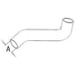 579773M1 New Bottom Radiator Hose Fits Massey Ferguson MF Tractor 275 1.656" ID