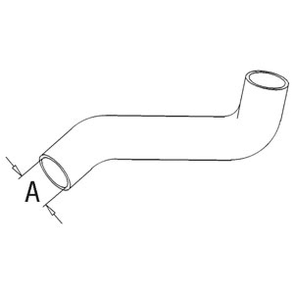 579773M1 New Bottom Radiator Hose Fits Massey Ferguson MF Tractor 275 1.656" ID