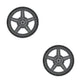 Qty 2: Plastic Mower Wheels Fits Poulan Replaces 581010302