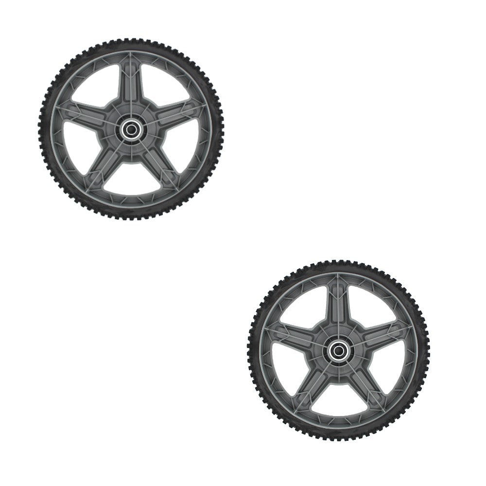 Qty 2: Plastic Mower Wheels Fits Husqvarna Replaces 581010302