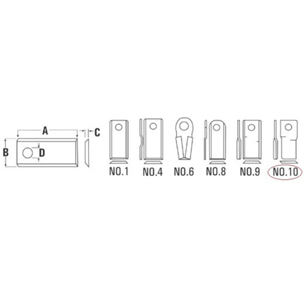 Left Hand Disc Mower Blade Fits New Idea Replaces 526216