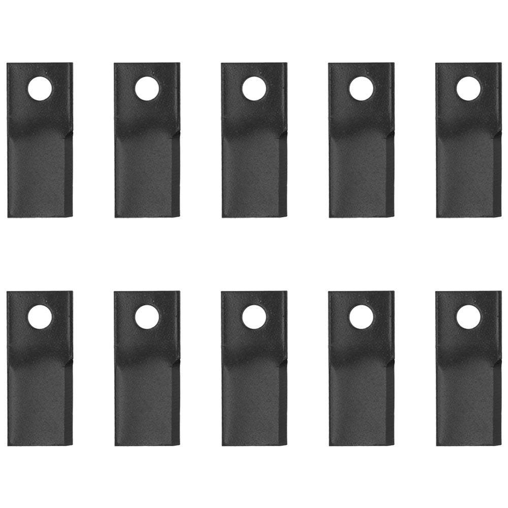 604658 Set of (10) LH Disc Mower Blades Fits Gehl Mower Models 1080 140 160