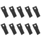 Qty 10: Left Hand Disc Mower Blade Fits Fella Replaces 111724