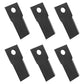 Qty 6: Left Hand Disc Mower Blade Fits Vicon Replaces 902.58.699