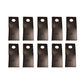 Qty 10: Right Hand Disc Mower Blade
 Fits Massey Ferguson Replaces 37302226M1