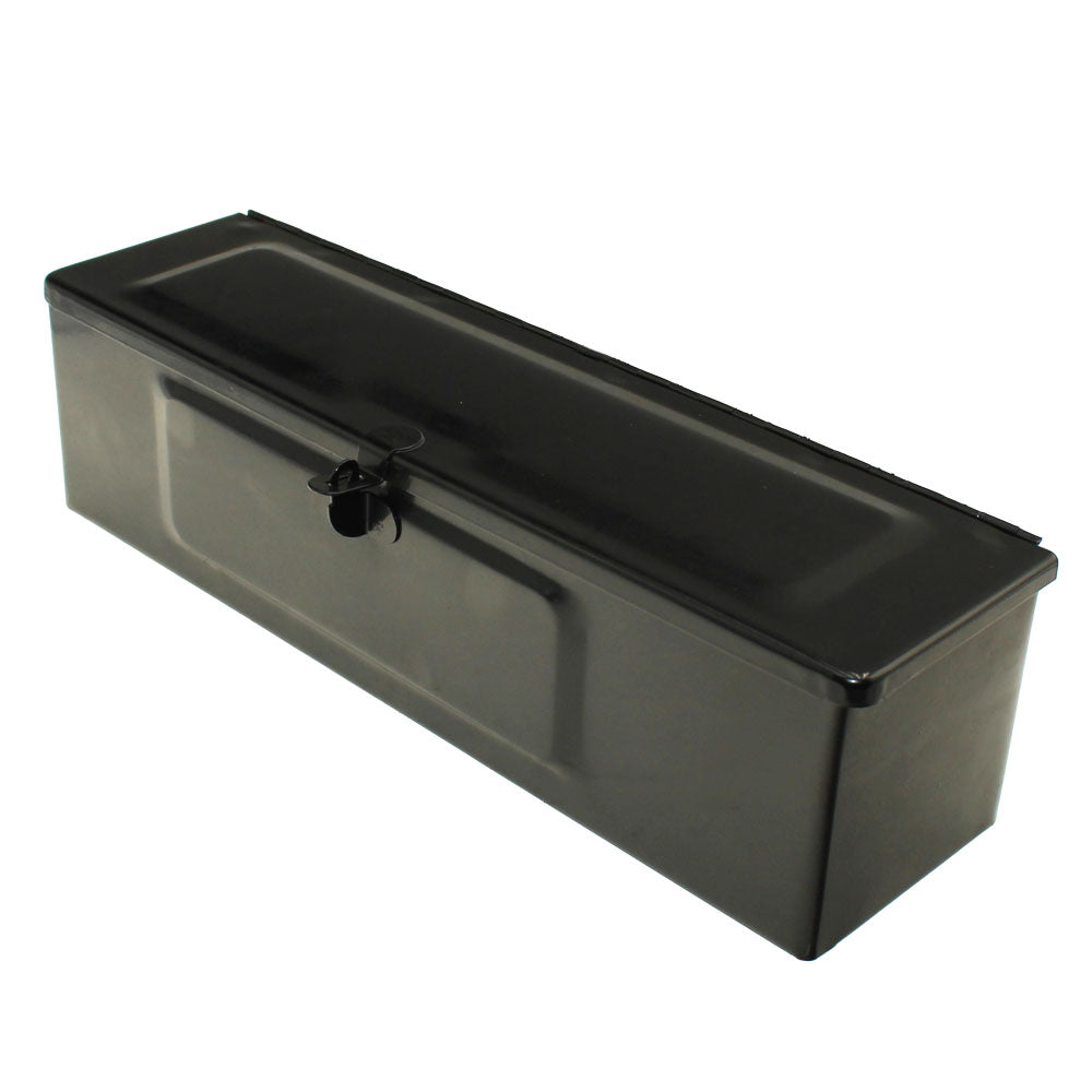 Steel BLACK TRACTOR TOOL BOX 5A3BL Fits Allis Fits Case IH Fits Kubota Fits Mass