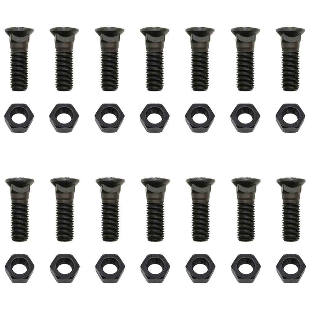 5J4773-NUT_x14 - Qty 14: Cutting Edge Bolt & Cutting Edge Nut Kit