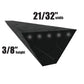 One Universal Fit Belt B55 5L580 V-belt 5/8" x 58" Outside Length