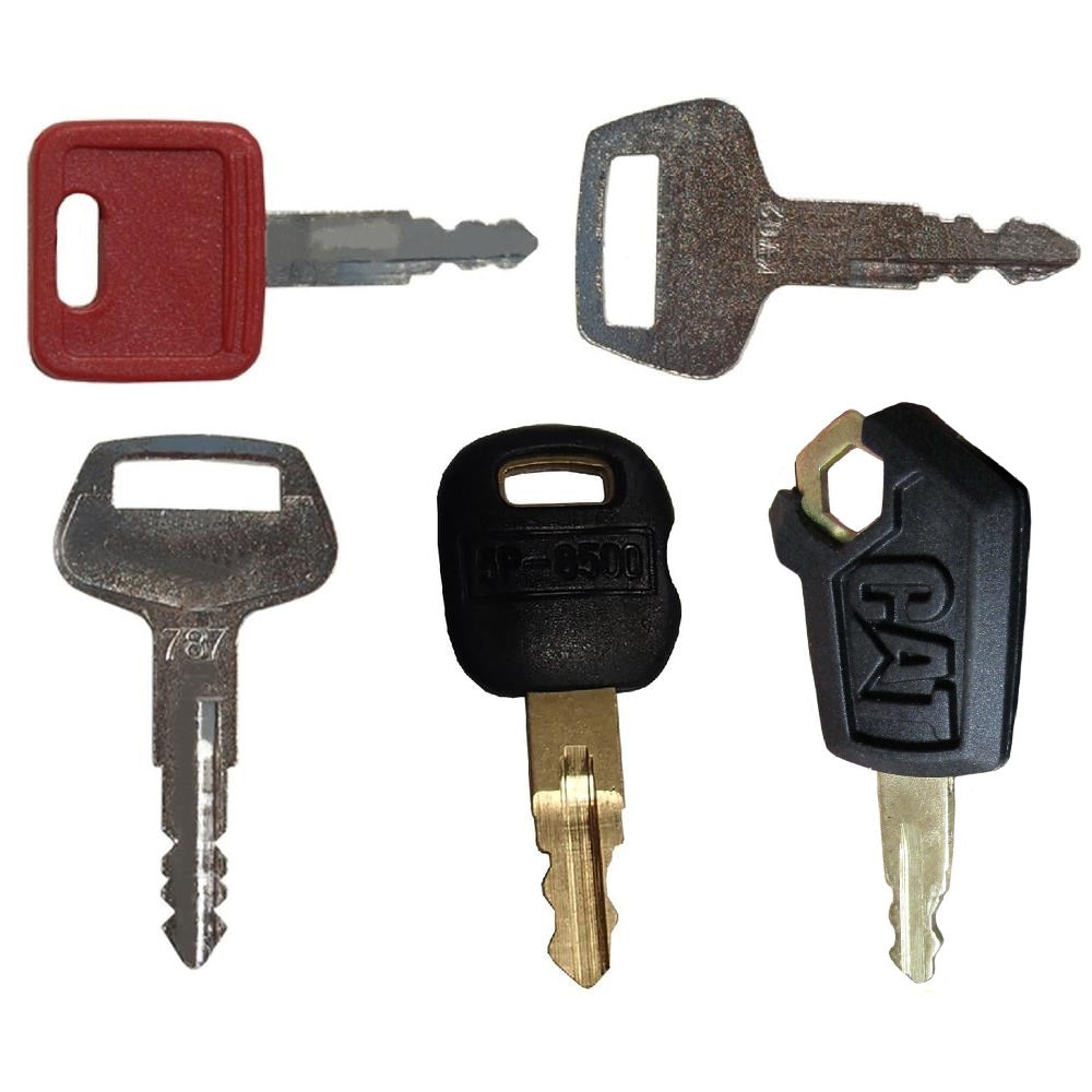 5 Pc. Heavy Equipment Key Set Fits John Deere Replaces 4286465R