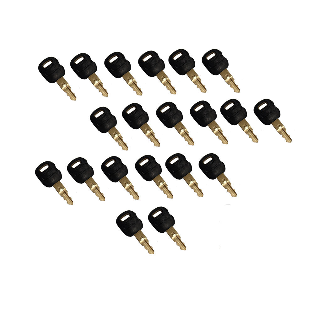 (20) 5P8500 Ignition Key Old Style Fits Caterpillar (5P-8500, 0964753, 0966198)