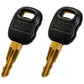(2) Heavy Equipment Ignition Keys Fits CAT Fits Caterpillar 5P-8500 5P8500 Old S