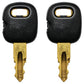 (2) Heavy Equipment Ignition Keys Fits CAT Fits Caterpillar 5P-8500 5P8500 Old S