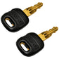 (2) Heavy Equipment Ignition Keys Fits CAT Fits Caterpillar 5P-8500 5P8500 Old S