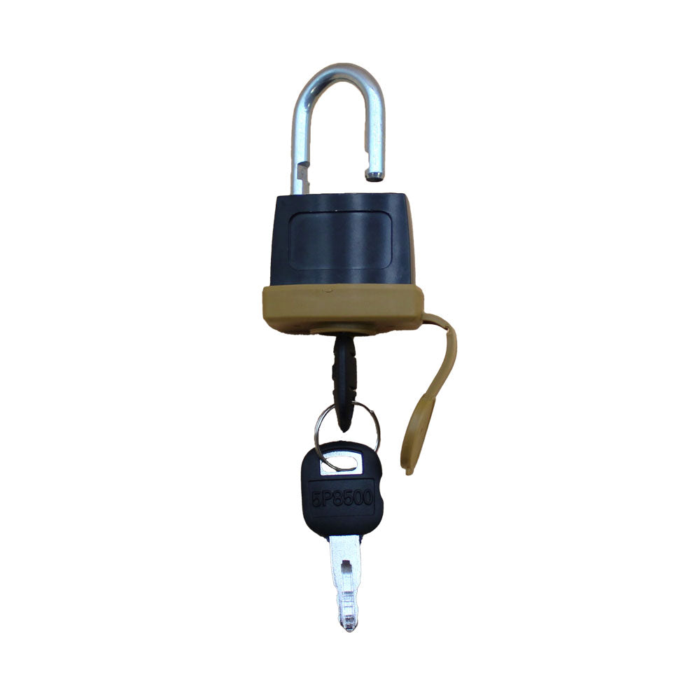 Heavy Duty Security Padlock Weatherproof Fits Caterpillar Equipment Incl. 2 Keys