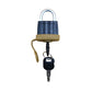 Heavy Duty Weatherproof Padlock with (2)Keys Rubber Sealed Fuel Cap Lock