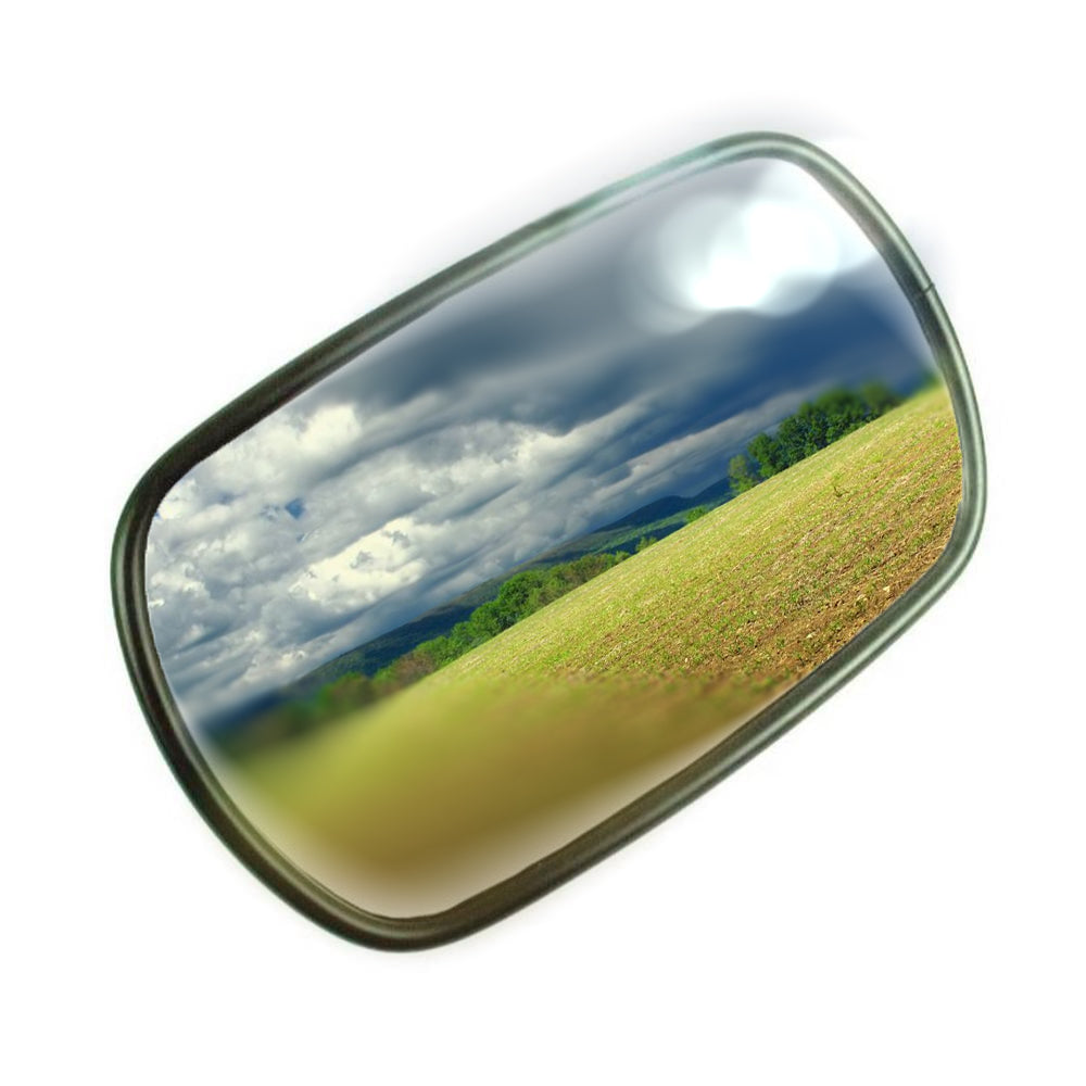 Universal Mount Tractor Cab Mirror 6X10