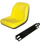 Yellow High Back Seat w/ Pivot Rod Bracket Fits John Deere LX172 LX173 LX176 LX1