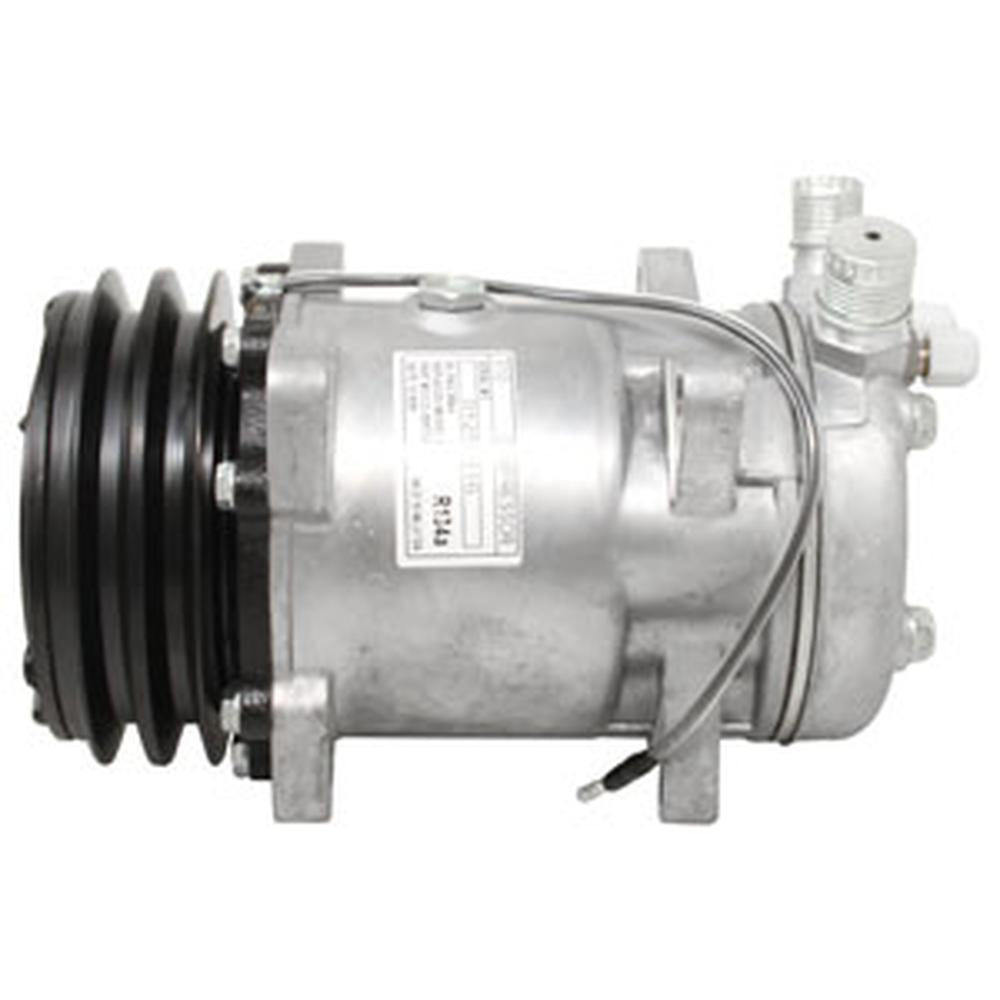 8819103 Sanden SD510HD Compressor, w/ 2 Groove Clutch - Fits Ag-Chem