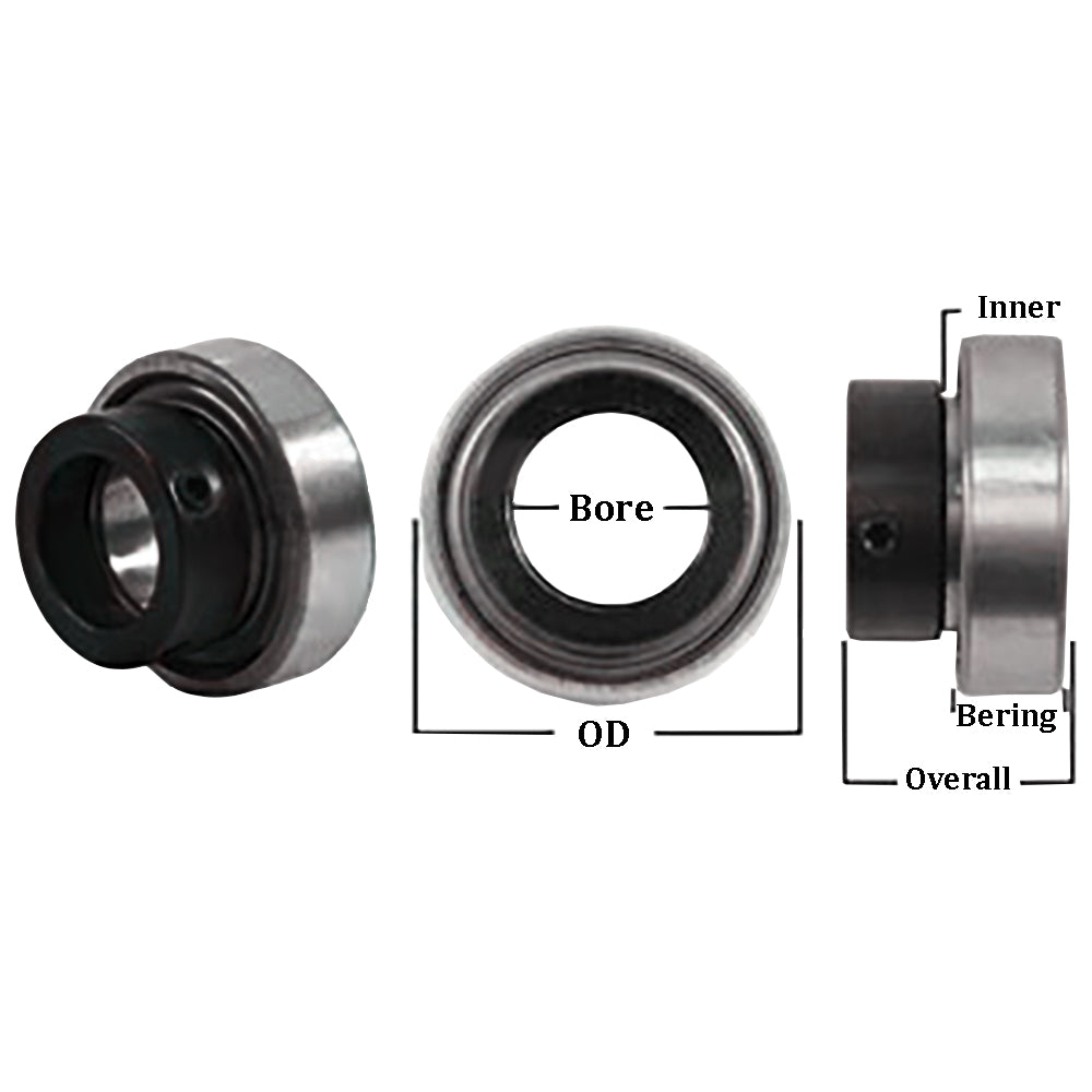 611311R1 Non-Relubri Fits CATable Cylindrical Tractor Ball Bearing With Collar