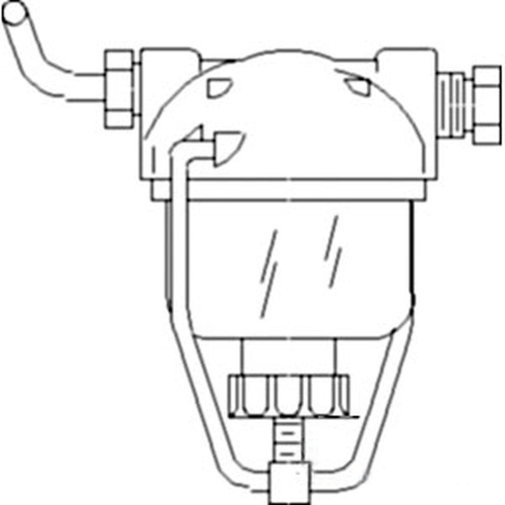 Sediment Bowl Assembly Fits John Deere Replaces AR51418