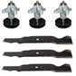 Spindles & Blades Set Fits MTD Replaces 490-110-C125