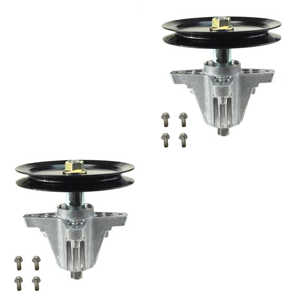 2 Spindle Assemblies w/ Screws 46" Deck Fits Cub Cadet LTX1046 LTX1045