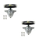 Qty 2: Mower Deck Spindle with Pulley and Bolts Fits MTD Replaces 159830