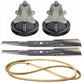Spindle Assembly, Blade & Belt Kit Fits Craftsman Replaces 490-110-C108