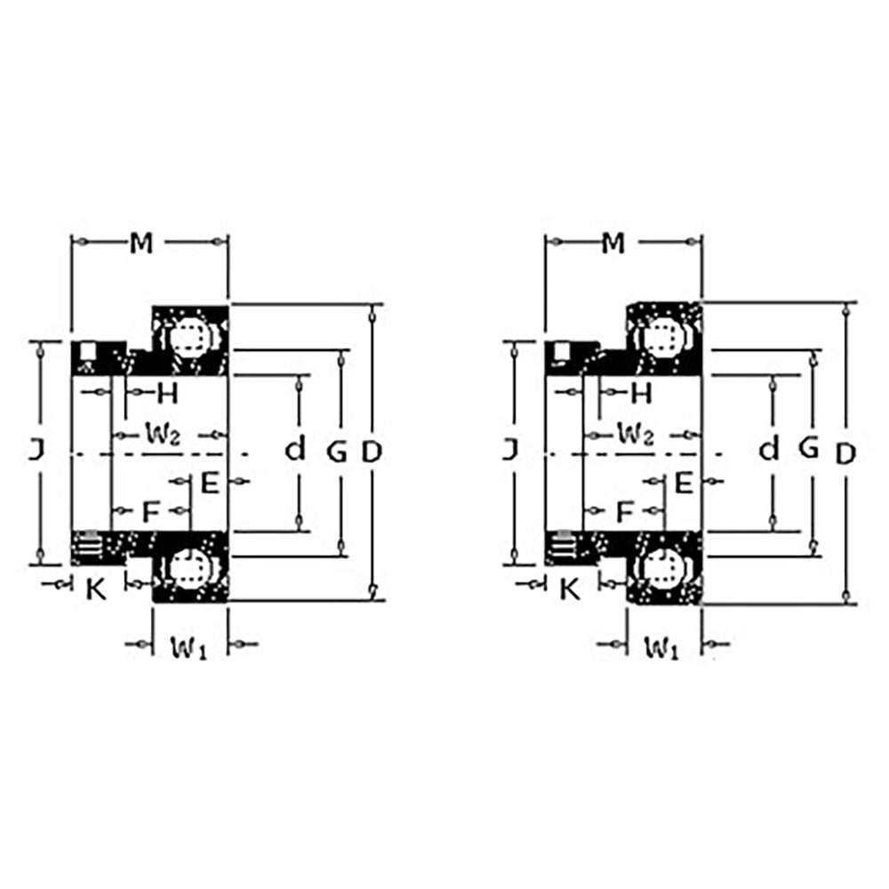 618210R1 Non-Relubri Fits CATable Cylindrical Ball Bearing with Collar