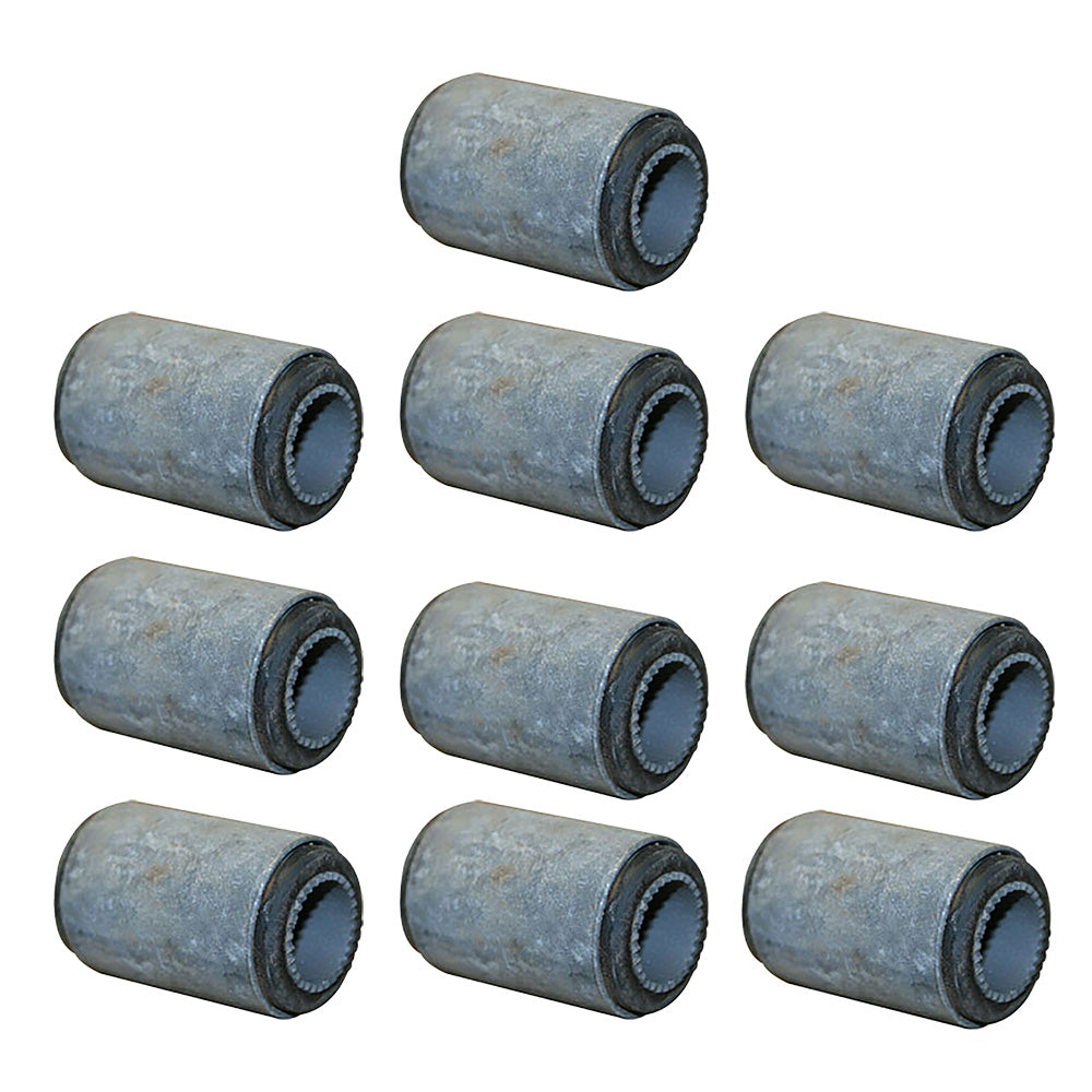 627555R91 New Set Of Ten Hanger Arm Shoe Sieve Bushings Fits Case-IH Combines