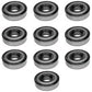 Pack Of 10 Spindle Bearing 037-6024-00 fits Bad Boy MZ & MZ Magnum