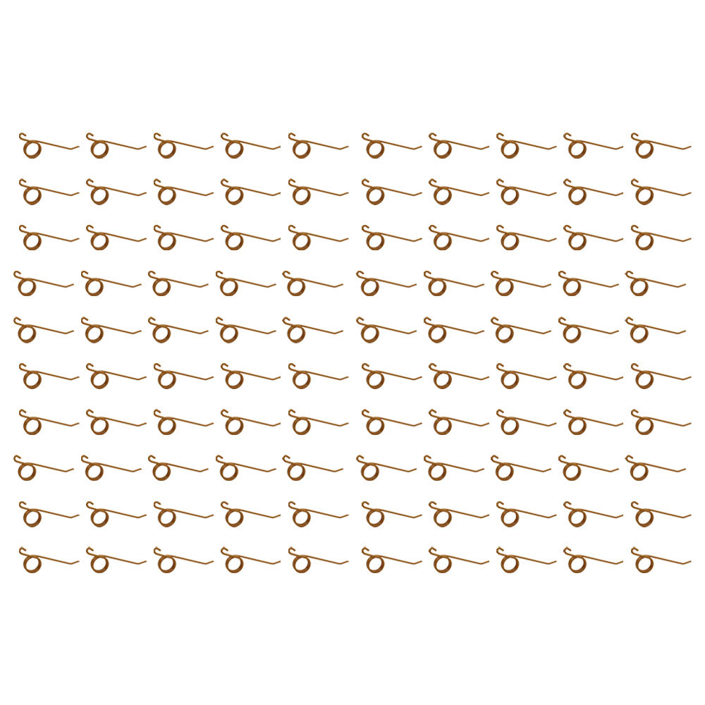 100 of 7" Tine x 3-7/8" x 2-3/8" Diameter Coil Hay Rake Teeth 64562 Farmer Bob's