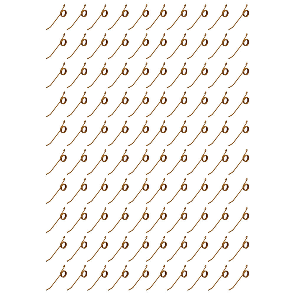 100 Pack Heavy Duty Hay Rake Teeth Tines Fits New Holland 55 56 57 256 400033