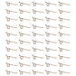 Qty 50: Rake Tooth Fits Ford/New Holland Replaces 1113-8103