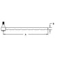 65079C91 Tractor Tie Rod Outer LH 15" Long 0.75" Diameter