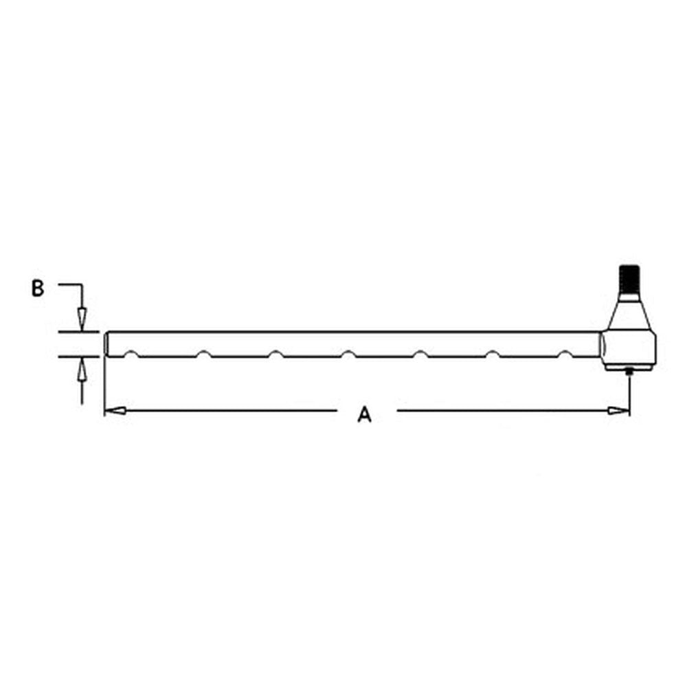 Tie Rod 65082C91 Fits Case 384 385 454 464 485 495 574 585 595 674 695 784 884