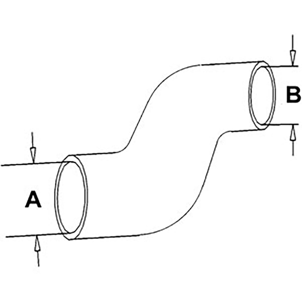 Radiator Hose - Lower Fits International Hydro 70 Hydro 86 686 666 65430C1