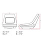 6598809 Seat Fits Bobcat S250 S300 S330 T180 T190 T200 T250 T300