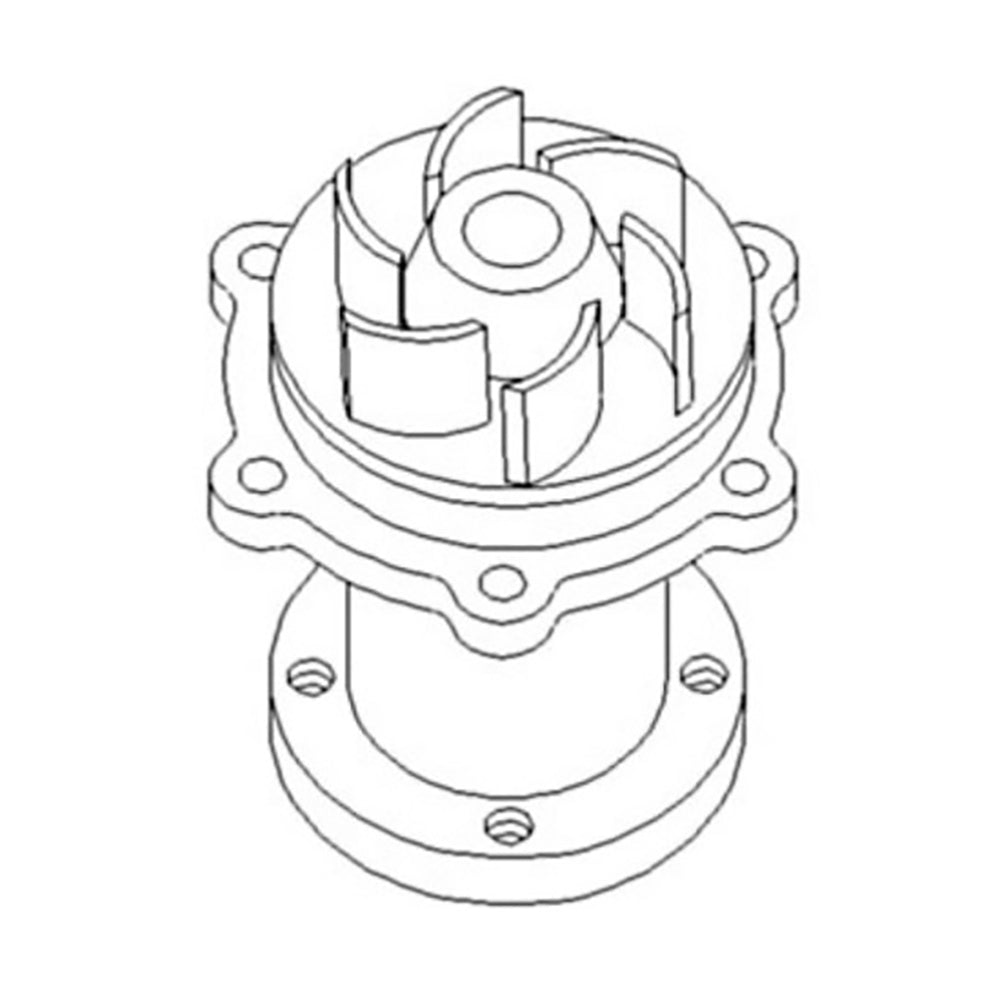 6599948 New Water Pump Fits Bobcat Skid Steer Loader (843 See Serial# Req.)
