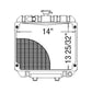 Radiator Fits Kubota B1750 B2150 replaces 6641858700