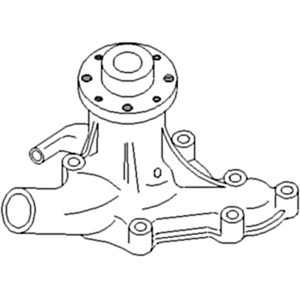 Water Pump with Gasket Fits Iseki Replaces Z8943768300