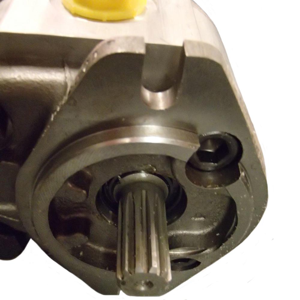 6665552 New Ind Construction Hydraulic Double Gear Pump Fits Bobcat