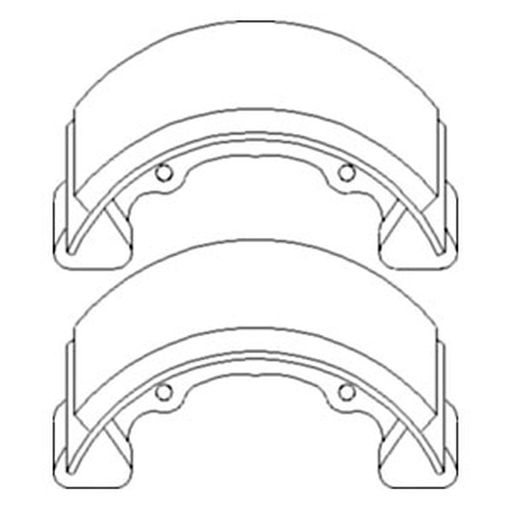 Set of Two Brake Shoe Fits Kubota B7100 B4200 B1550 B6100 B7200 B5100 B1750 B620