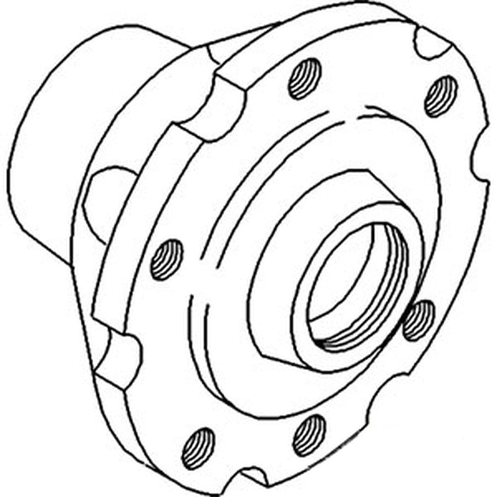 Front Wheel Hub Fits 20C 235 245 30B 30D 40B 4500 674381M92 674381M92-A