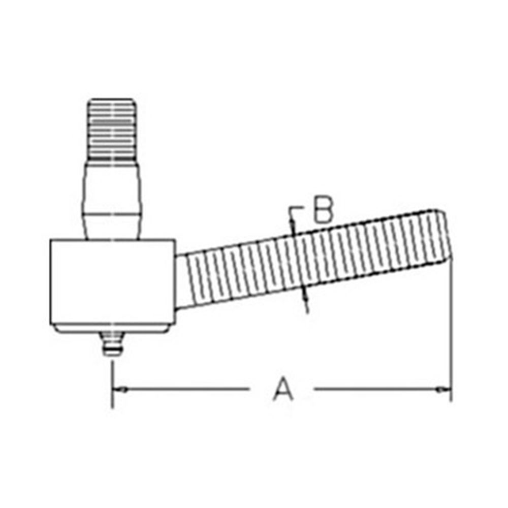 Tie Rod End 674393M91 Fits Massey Ferguson 20C 235 245 30B 30D 40B 4500